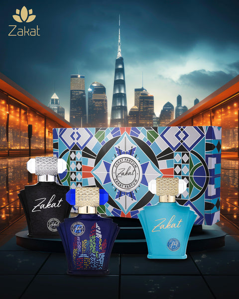 ZAKAT GIFT SET 3X30ML - (Z6, Z7, Z9) BLUE – Oriental Aromas Wholesale