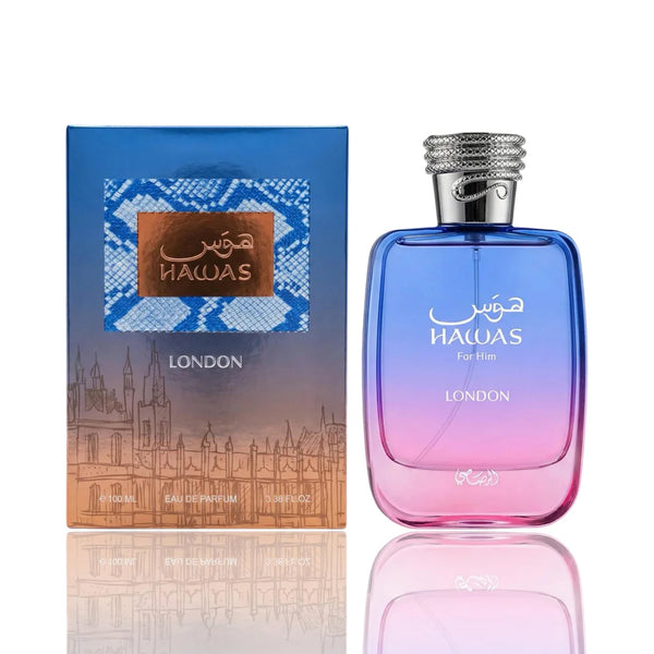 未開封 Hawas London ハワスロンドン100mlアラビア香水 UAE製 HAWAS LONDON UNISEX EDP - 100ML (3.40z) By RASASI – Oriental
