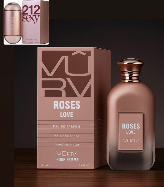 ROSES LOVE Women EDP - 100MI (3.40z) By VURV – Oriental Aromas