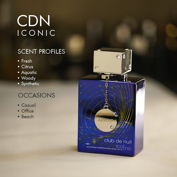 Club De Nuit Iconic EDP - 105ML (3.6 OZ) MEN BY ARMAF – Oriental