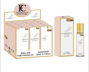 12X PIECES LA VIDA BELLA 12 ML ROLL ON