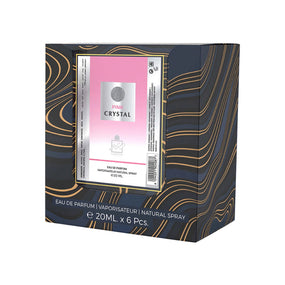 SET PINK CRYSTAL EDP 5x20ml + 1 Free Tester BY MILESTONE