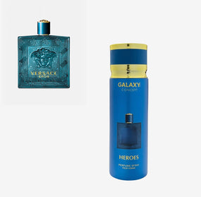 (12/96 PACK) GALAXY HEROES MEN 200ML BODY SPRAY