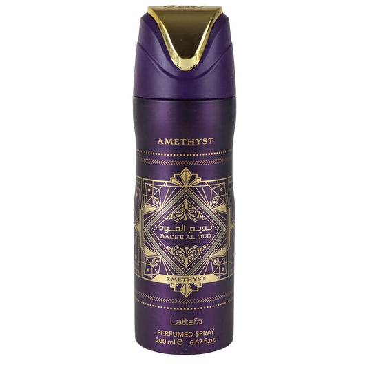 12 X PACK Body Spray BADEE AL OUD AMETHYST 200 ML By LATTAFA