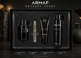 ARMAF SET ODYSSEY BLACK 4PC EDP