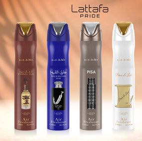 MIX 12 X PACK AIR FRESHENER- 300 ML By LATTAFA PRIDE