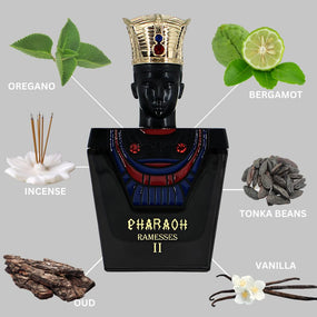 Pharoah Ramesses II Eau De Parfum Spray 100ML (3.4 OZ) By BHARARA | Bold, Spicy & Deeply Smoky With A Luxurious Finish Of Oud, Leather & Vanilla