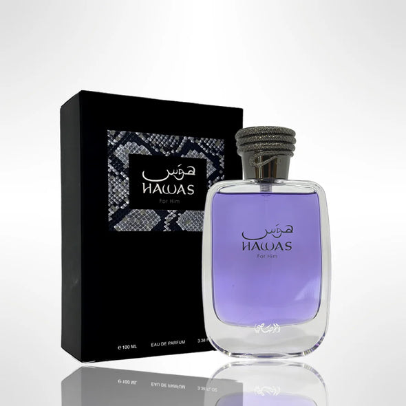 Hawas for Him Men EDP - 100MI (3.40z) By Rasasi – Oriental Aromas Hawas for Him Men EDP - 100MI (3.40z) By Rasasi – Oriental Aromas