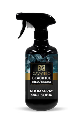 Ambientador en aerosol Black Ice Hielo Negro - 500 ml (16,8 oz) de Cavayelo