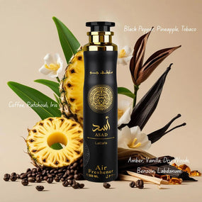 6 X PACK AIR FRESHENER ASAD - 300 ML By LATTAFA