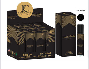 12 X LEGENDARY MEN 12 ML ROLL ON