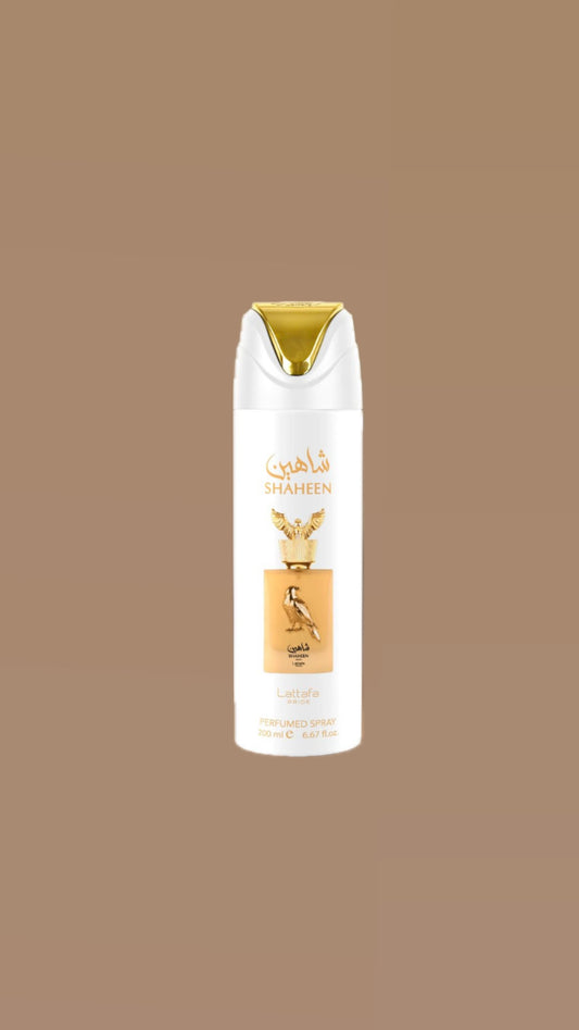 12 X PACK Body Spray SHAHEEN GOLD 200ML By LATTAFA