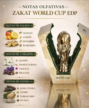 WORLD CUP GREEN EDITION - EDP 80ML BY ZAKAT (LIMITED EDITION)