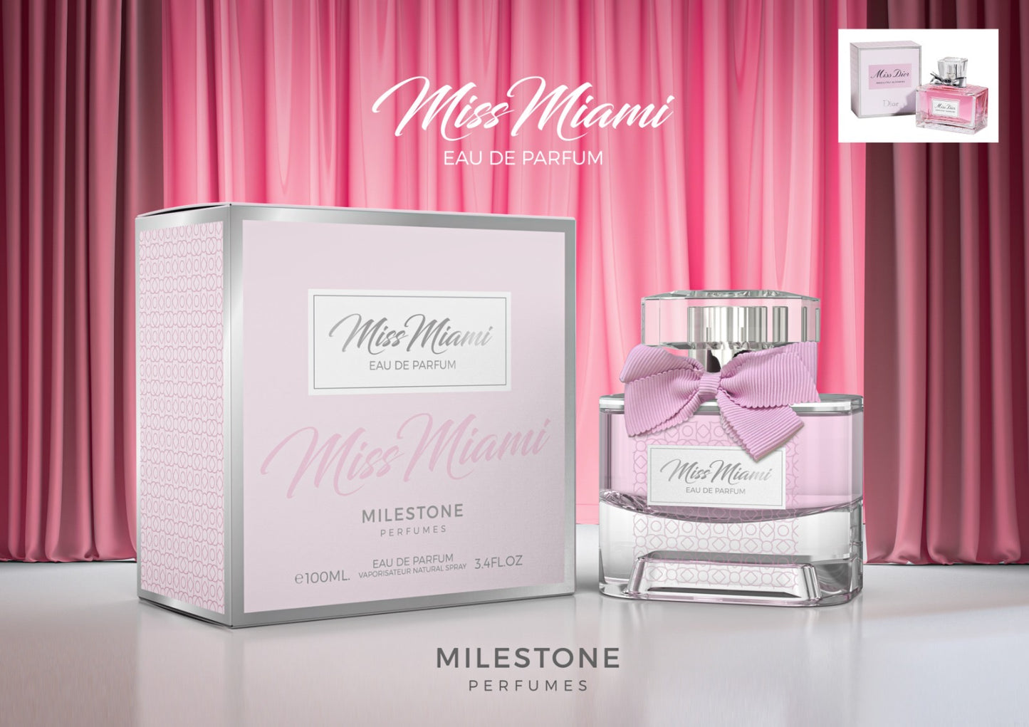 MISS MIAMI WOMEN EDP - 100ML (3.4oz) by MILESTONE