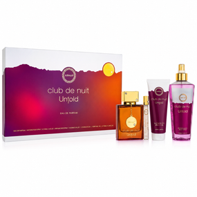 SET ARMAF CLUB DE NUIT UNTOLD UNISEX 4 PIEZAS