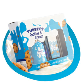 GIFT SET TUBBEES COOKIES & CREAM 50ML + 75ML PERFUME