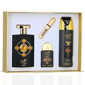 GIFT SET AL QIAM GOLD - 3 Piece Eau De Parfum Gift Set BY LATTAFA PRIDE