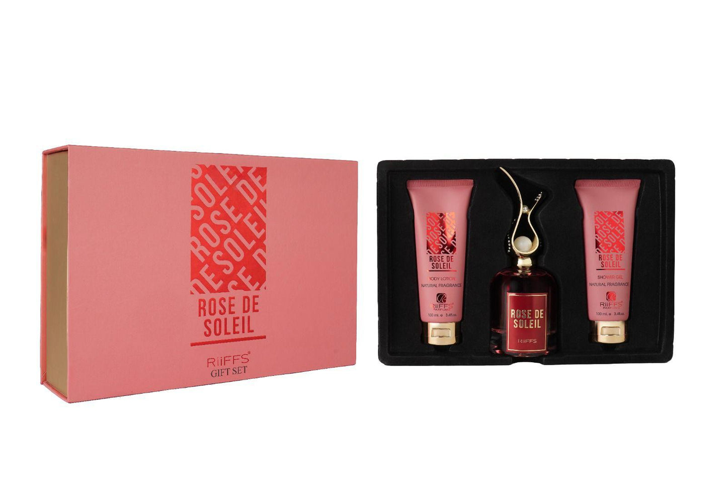 3 PCS GIFTSET ROSE DE SOLEIL Women By Riiffs