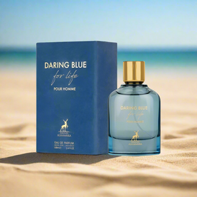 DARING BLUE FOR LIFE HOMME MEN EDP- 100ML (3.40z) BY MAISON ALHAMBRA