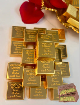 AROMAS ORIENTAL VIRAL DUBAI PISTACHO CHOCOLATE 1 Pieza (16G) 🍫