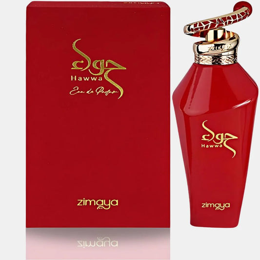 HAWWA RED WOMEN EDP - 100ML (3.4oz) BY AFNAN ZIMAYA