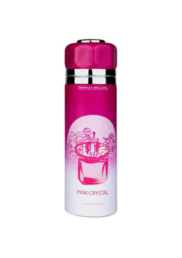 (12 PACK) PINK CRYSTAL WOMEN 200ML BODY SPRAY