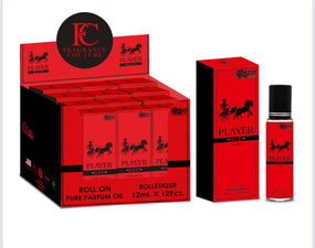 12 X PLAYER RED MEN 12 ML ROLL ON
