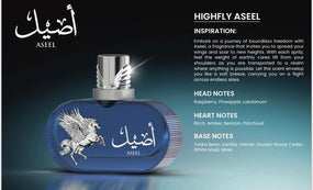 (11PCS + 1 FREE) HIGHFLY ASEEL MEN - EDP 100ML (3.4oz) BY LE FALCONE