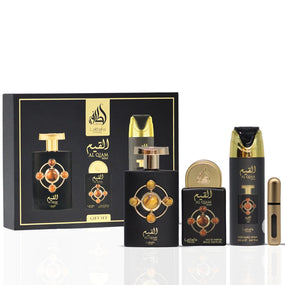 GIFT SET AL QIAM GOLD - 3 Piece Eau De Parfum Gift Set BY LATTAFA PRIDE