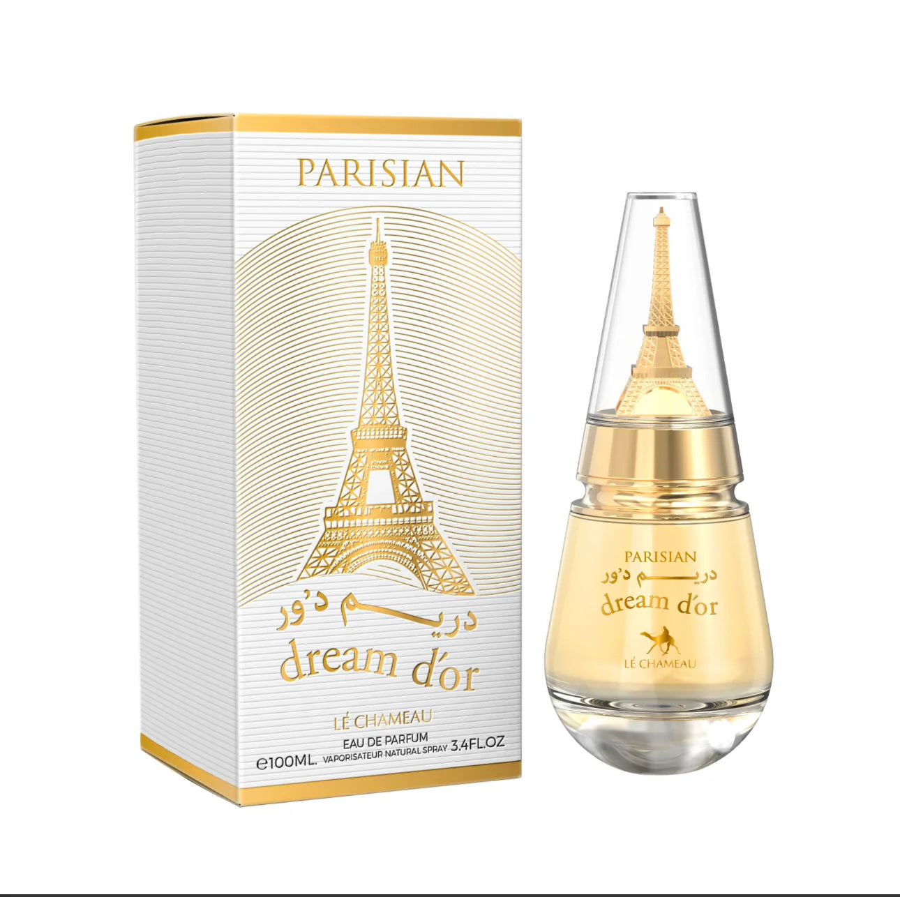 PARISIAN DREAM D’OR EDP WOMEN- 100ML (3.4oz) by LE CHAMEAU