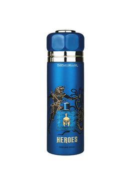 (12 PACK) HEROES MEN 200ML BODY SPRAY