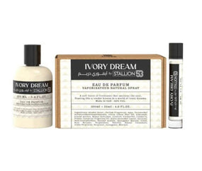 SET IVORY DREAM BY STALLION 53 UNISEX (2pc) EDP SP - 100ml (3.4oz) & 20ml (0.68oz) By Emper