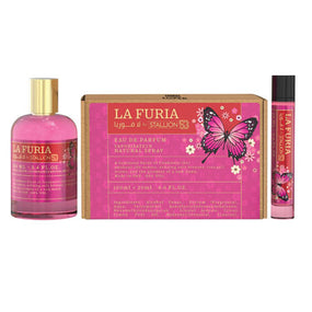 SET LA FURIA BY STALLION 53 WOMEN (2pc) EDP SP - 100ml (3.4oz) & 20ml (0.68oz) By Emper