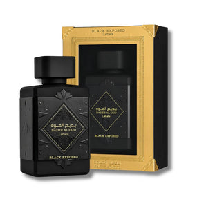 NEW BADEE AL OUD BLACK EXPOSED EDP UNISEX - 100ml (3.4oz) By Lattafa