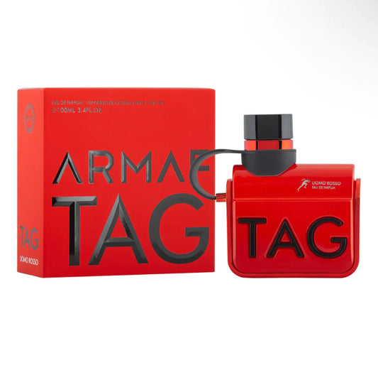 TAG Him Uomo Rosso Men EDP- 100 ML (3.4 oz) por Armaf