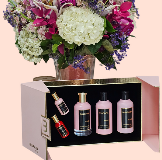 Bharara ROSE Luxury Gift Set 5 PC 3.4 Oz