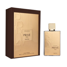 EXCLUSIVE PRIVE GOLD UNISEX EDP - 80ML (2.7 OZ) BY RIIFFS