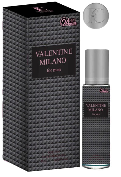 12 PIECES VALENTINE MILANO MEN 12 Ml Roll On Body Oil