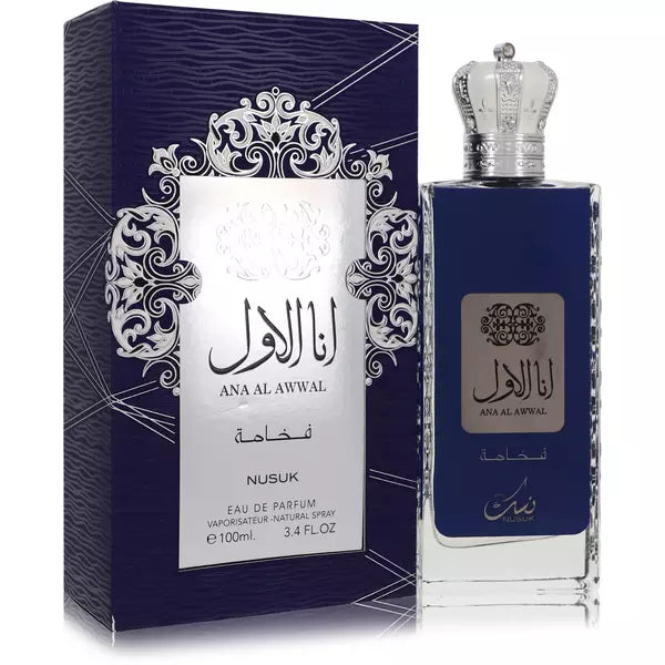 ANA AL AWWAL BLUE Men EDP - 100Ml (3.40z) By Nusuk