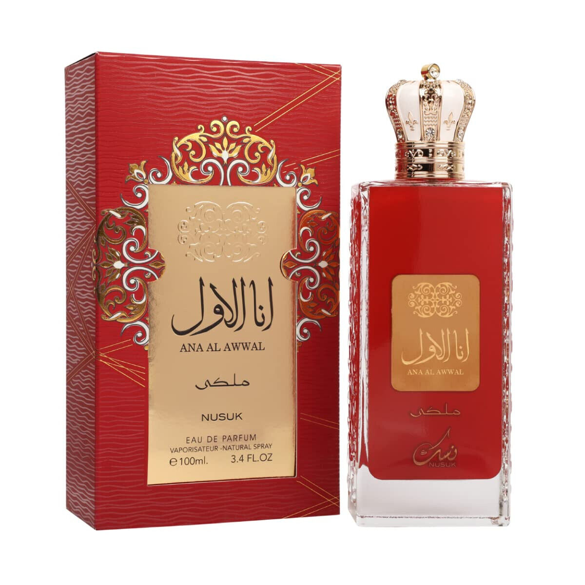 ANA AL AWWAL RED (Inspirado en Baccarat) UNISEX - 100MI (3.40z) Por Nusuk