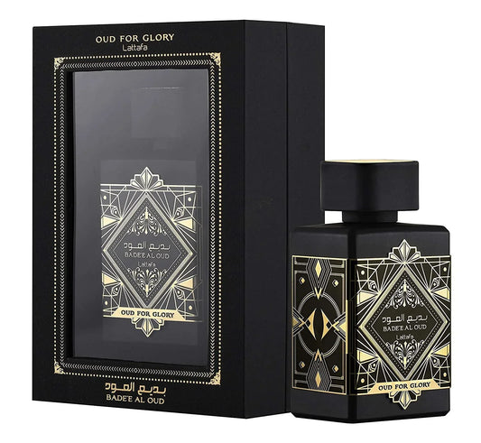 Badee Al Oud Oud For Glory EDP - 100MI (3.40z) por Lattafa