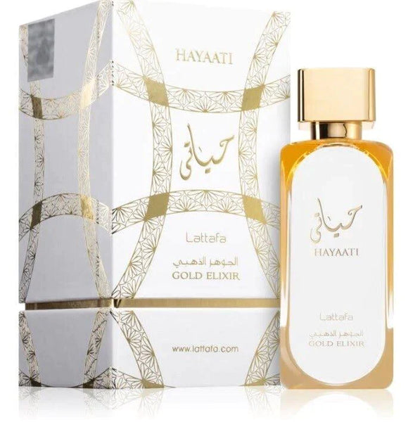 HAYAATI GOLD ELIXIR Unisex EDP - 100MI (3.40z) By Lattafa – Oriental ...