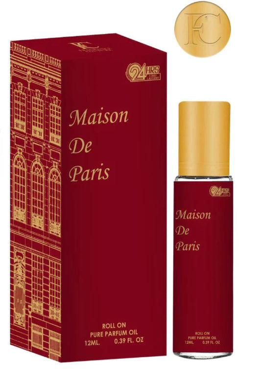 12 PIECES MAISON DE PARIS WOMEN 12 Ml Roll On Body Oil