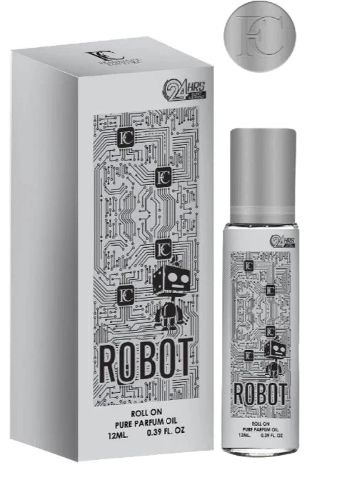 12 PIECES ROBOT MEN 12 Ml Roll On Body Oil