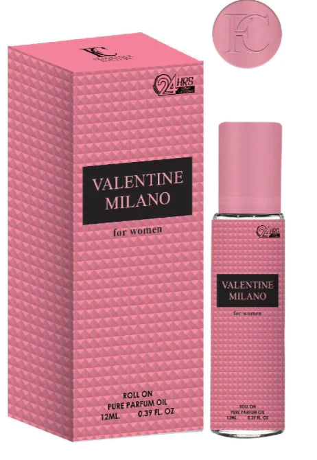 12 PIECES VALENTINE MILANO WOMEN 12 Ml Roll On Body Oil